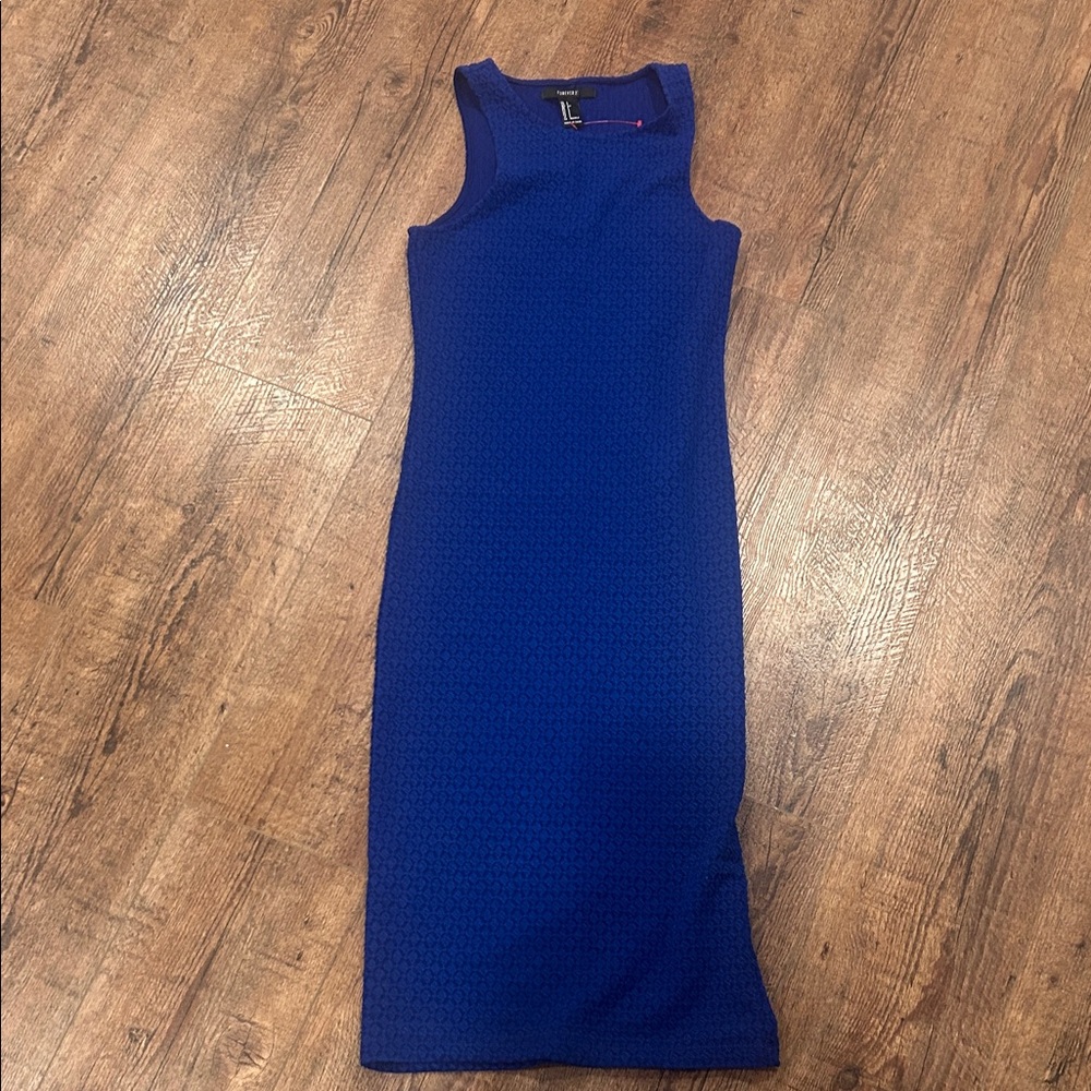 Forever 21 Royal Blue Midi Dress